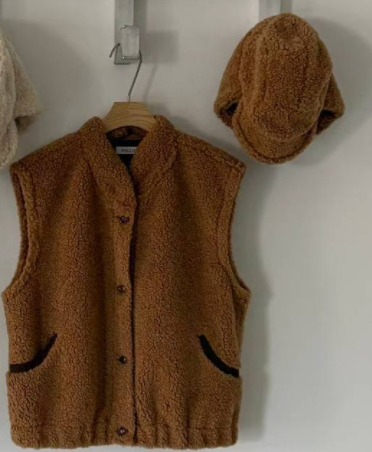 SALT.B東大門㊣代購女裝新品休閑時尚真品馬甲羊毛帽含帽子SALT.B馬甲圖色2