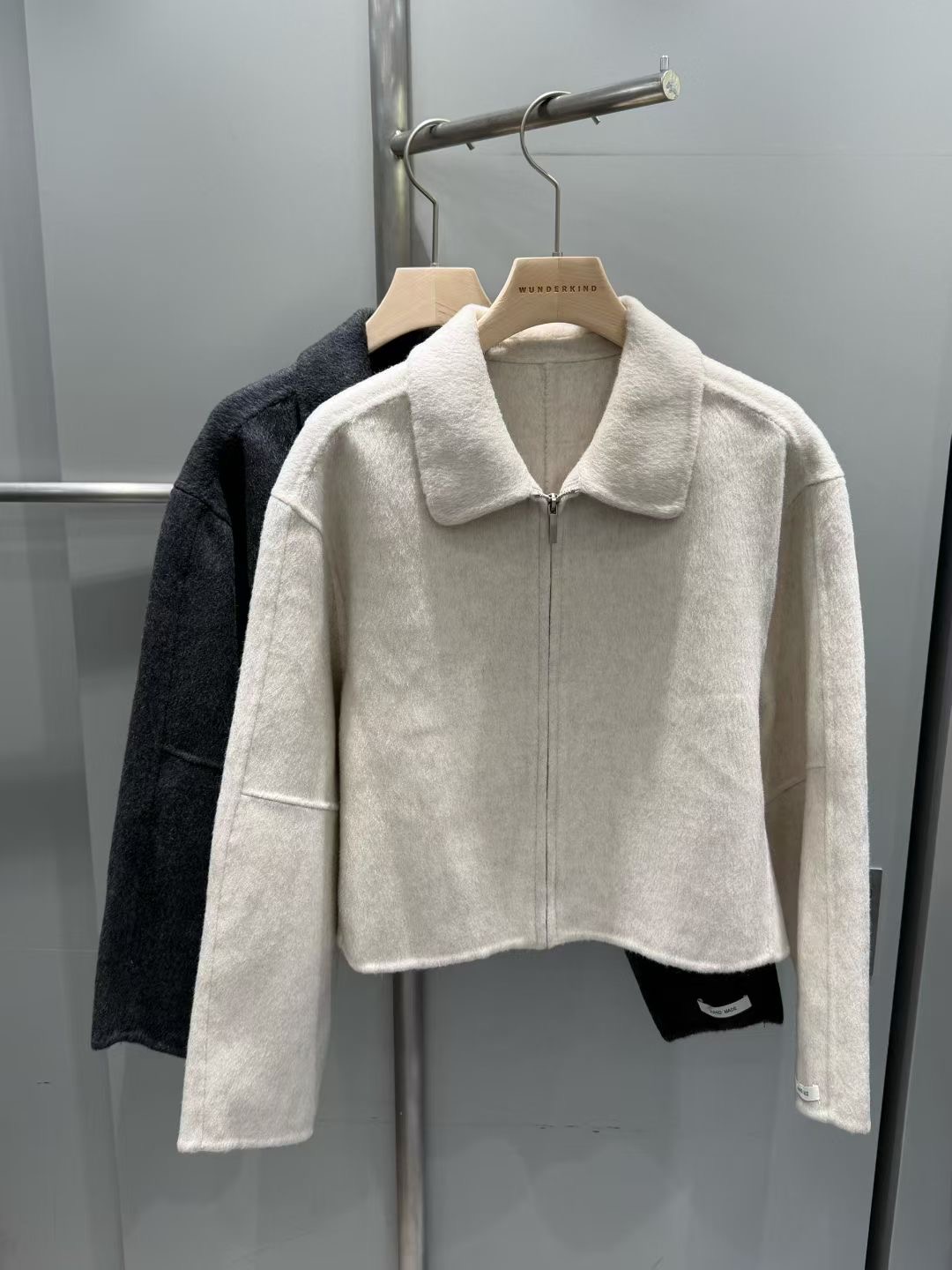 WUNDERKIND東大門㊣實拍女裝新款25秋冬休閑職業時尚短款棉服WUNDERKIND短款棉服