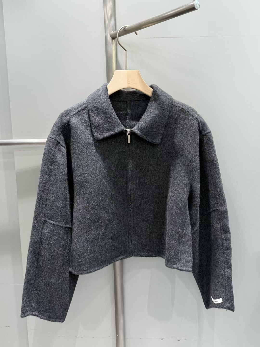 WUNDERKIND東大門㊣實拍女裝新款25秋冬休閑職業時尚短款棉服WUNDERKIND短款棉服圖色2