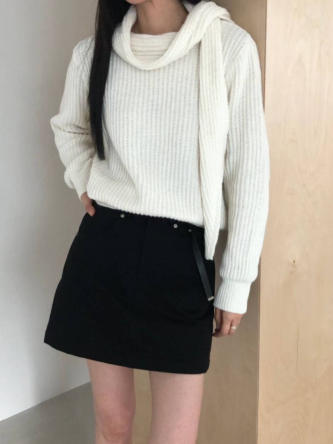 SALT.B韓國代購㊣女士新款時尚熱賣職業推薦真品休閑針織衫SALT.B針織衫圖色1