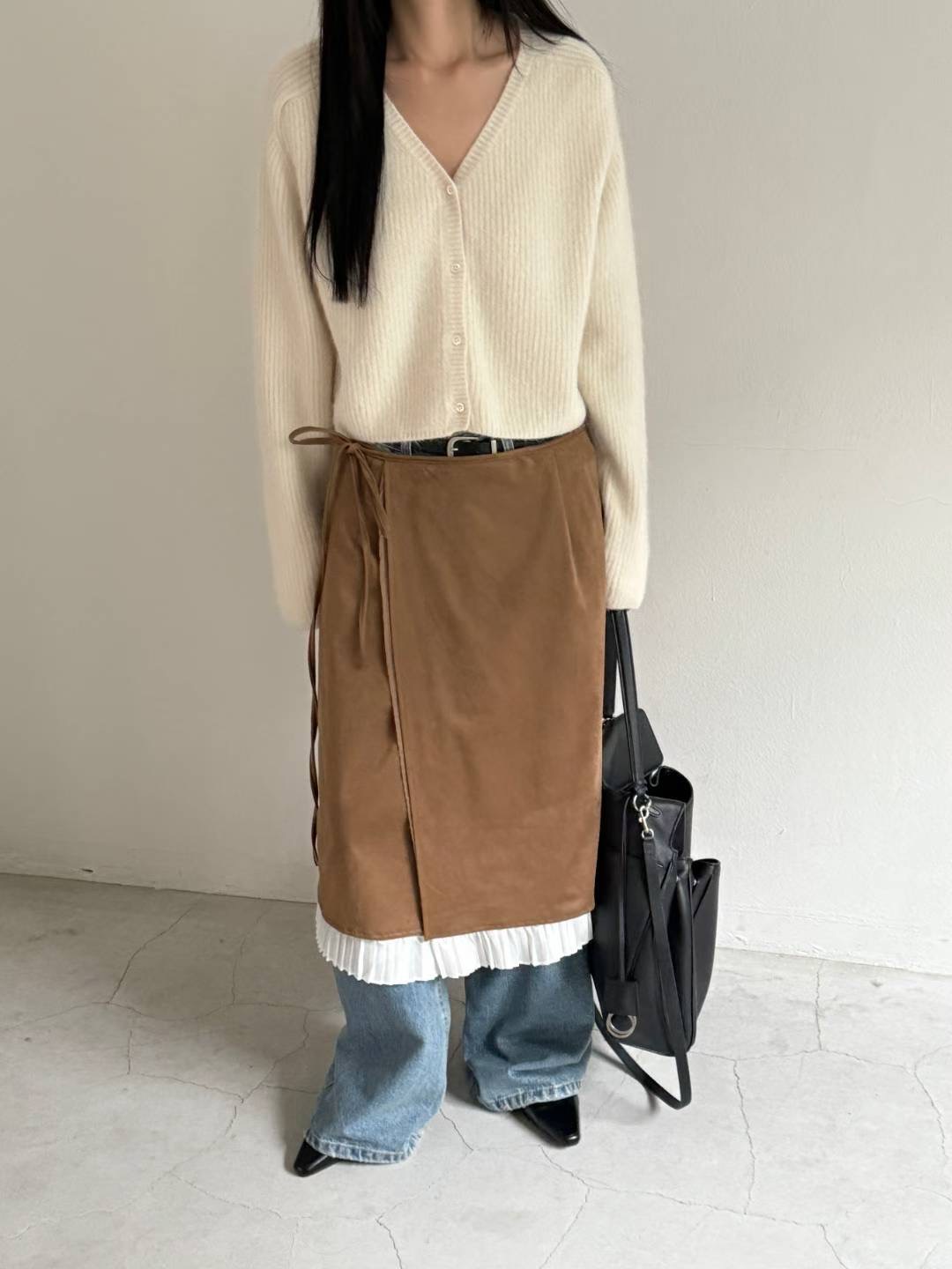 SALT.B韓國代購㊣女裝新品時尚職業人氣推薦真品25秋冬長裙SALT.B長裙