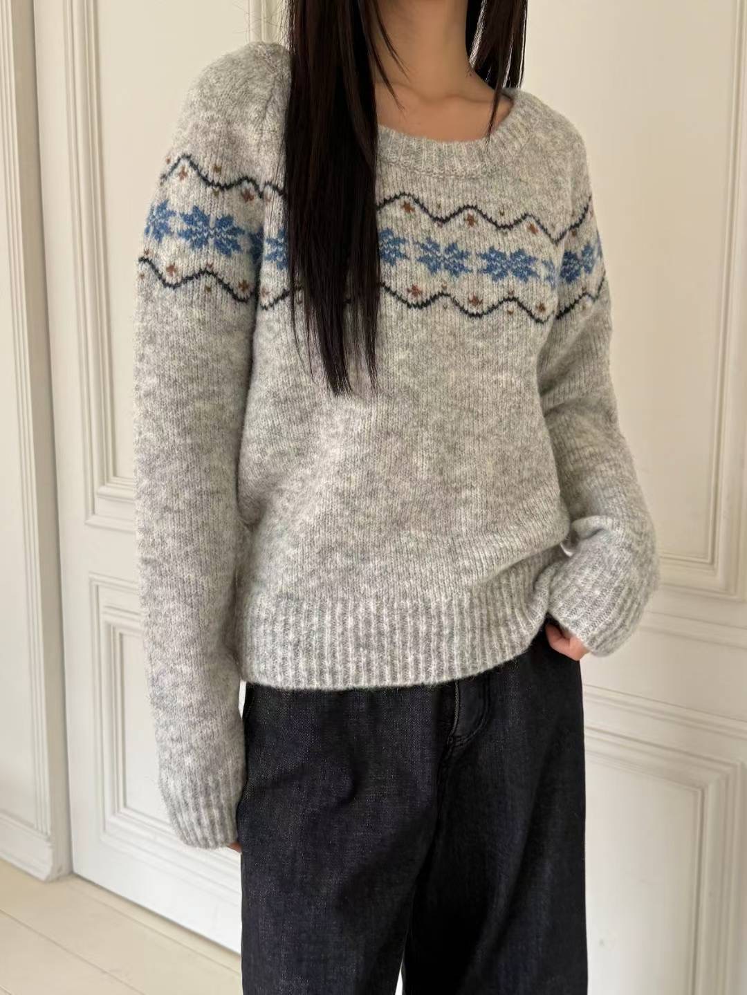 SALT.B東大門㊣直郵女裝新品時尚推薦25秋冬職業人氣熱賣毛衣SALT.B毛衣