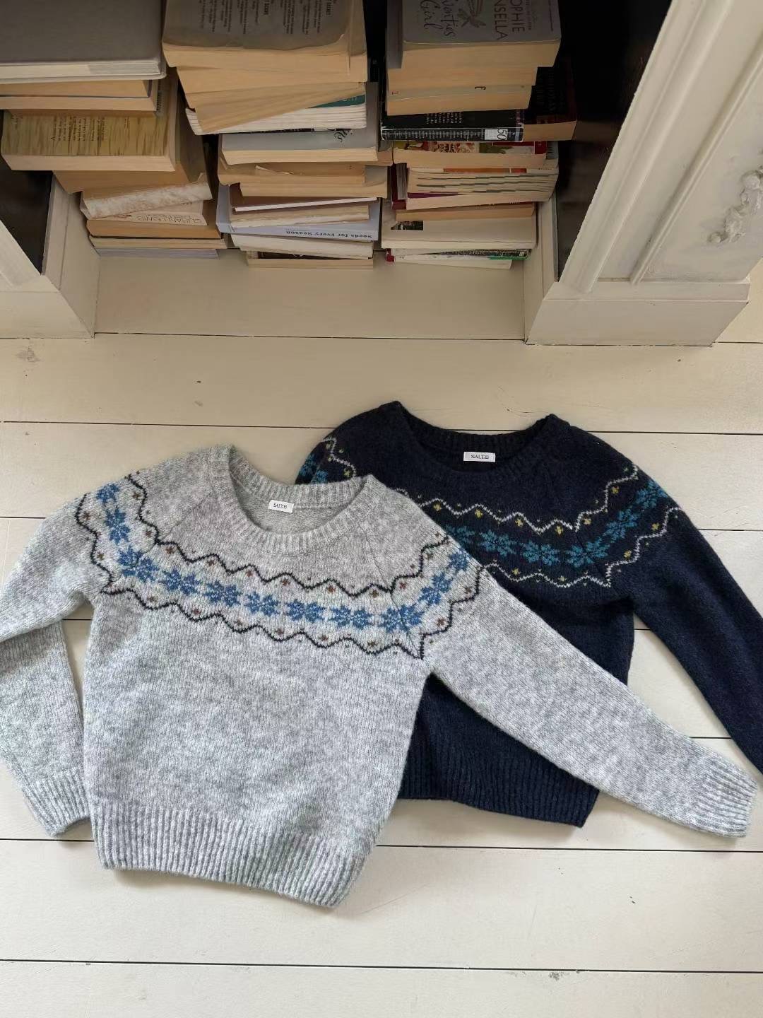 SALT.B東大門㊣直郵女裝新品時尚推薦25秋冬職業人氣熱賣毛衣SALT.B毛衣圖色2左二色