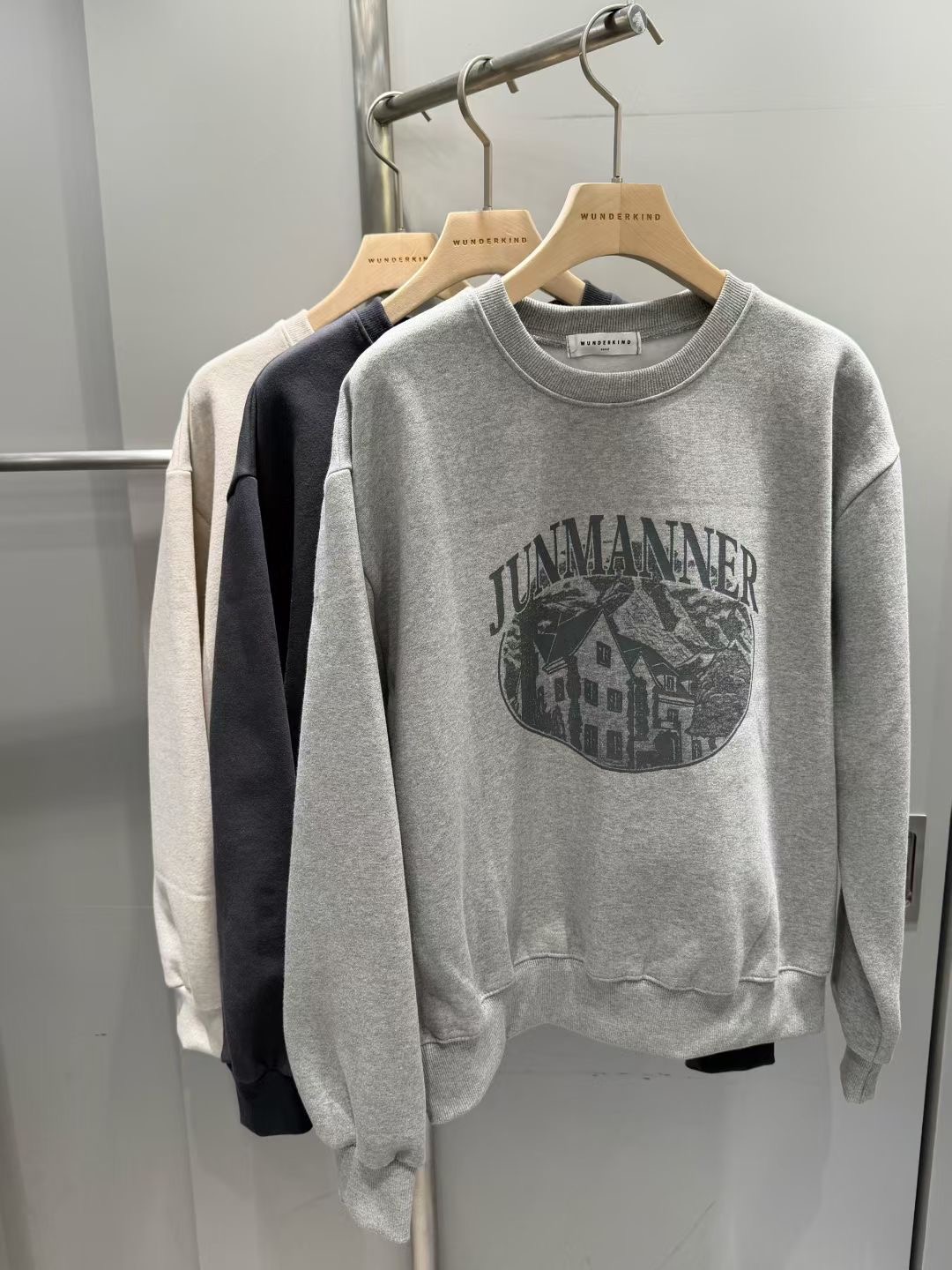 WUNDERKIND東大門㊣代購女裝新品熱賣推薦職業真品25秋冬衛衣WUNDERKIND衛衣