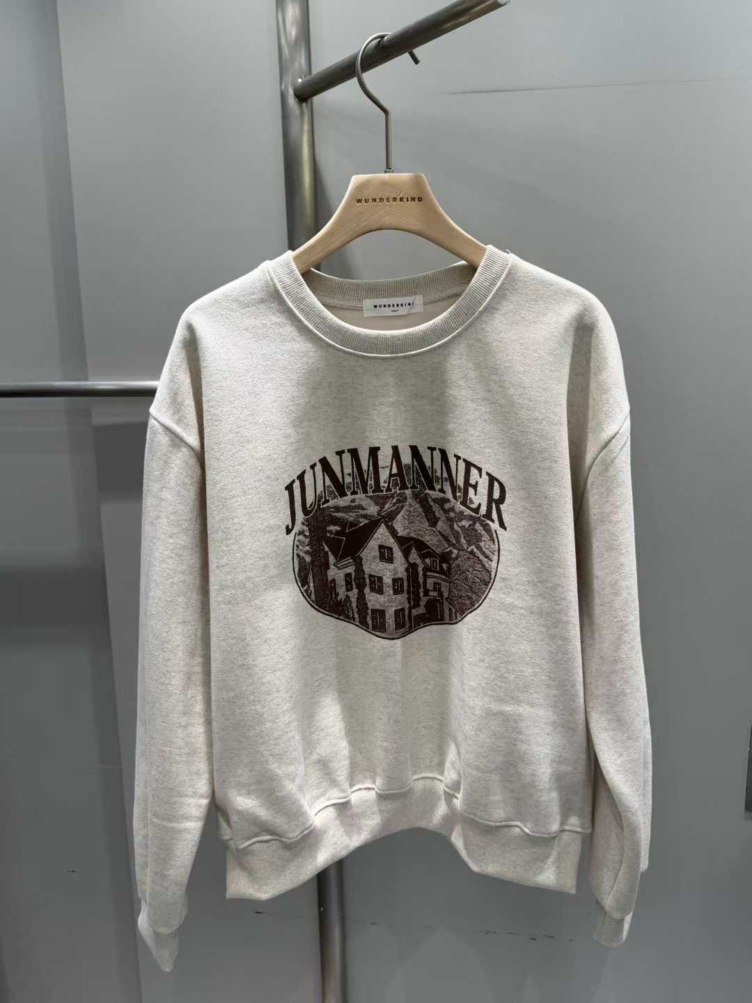 WUNDERKIND東大門㊣代購女裝新品熱賣推薦職業真品25秋冬衛衣WUNDERKIND衛衣圖色1