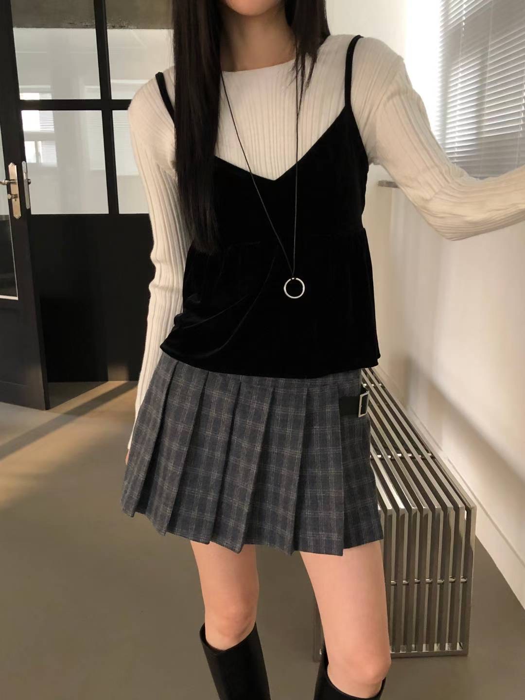 SALT.B東大門㊣直郵女士新款職業時尚推薦吊帶背心不含內搭SALT.B吊帶/背心