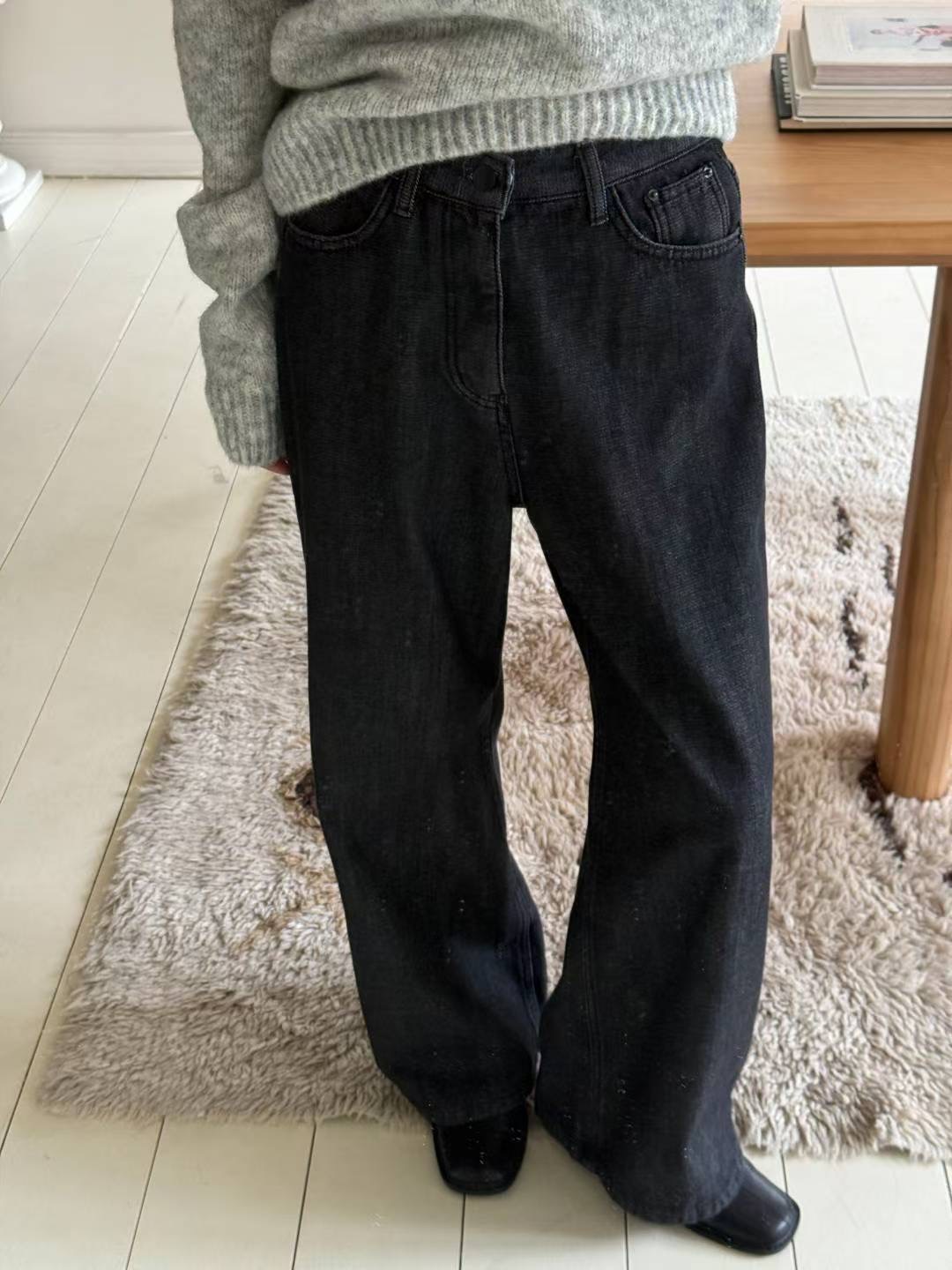 SALT.B東大門㊣代購女裝新品熱賣休閑25秋冬人氣真品牛仔褲SALT.B牛仔褲