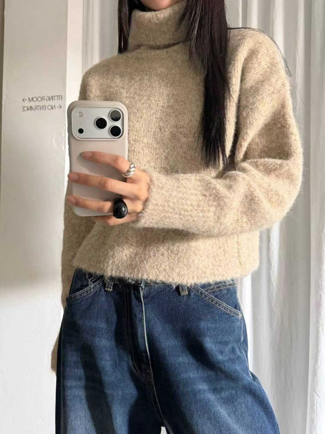 SALT.B東大門㊣直郵女士新品真品職業25秋冬時尚推薦針織衫SALT.B針織衫圖色2