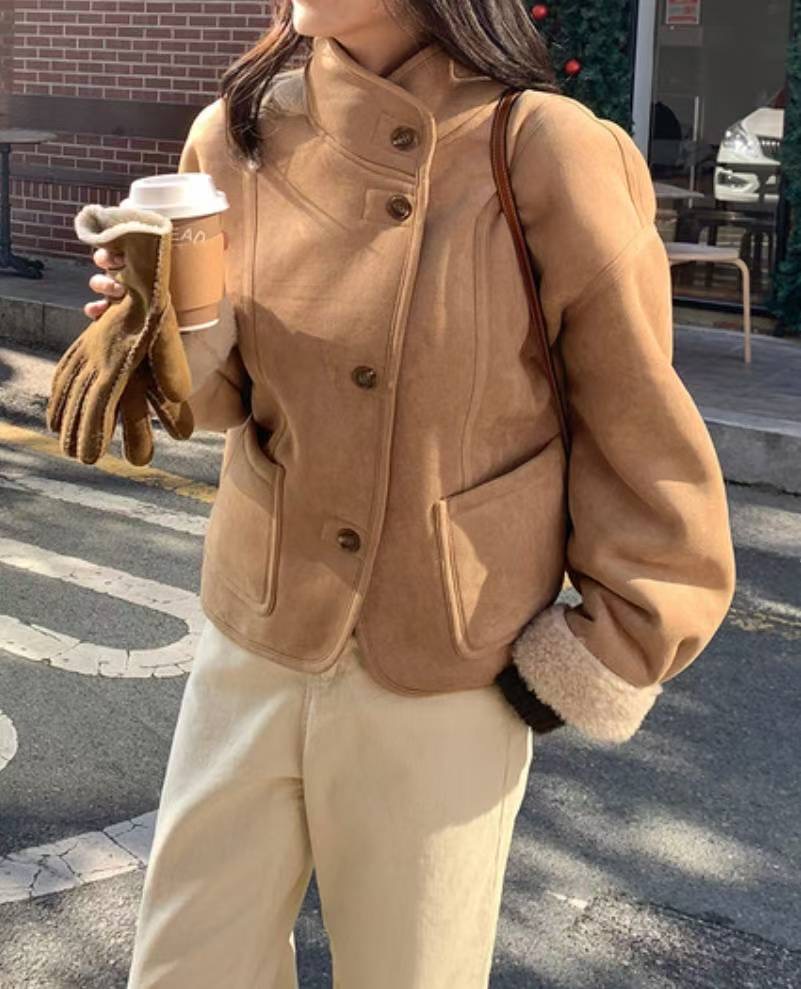 SALT.B韓國代購㊣女士新款休閑時尚25秋冬真品人氣職業夾克SALT.B夾克圖色1