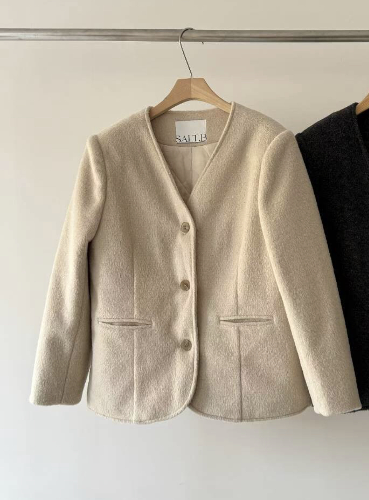 SALT.B韓國代購㊣女裝新品人氣職業25秋冬推薦真品休閑夾克SALT.B夾克圖色1