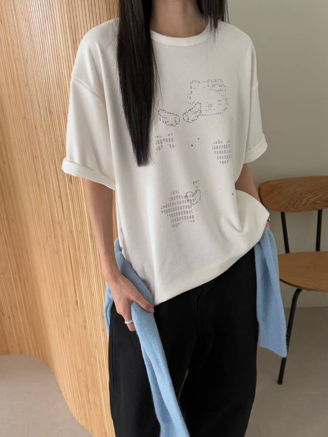 SALT.B韓國直郵㊣女裝新款推薦職業真品熱賣時尚人氣25秋冬T恤SALT.BT恤