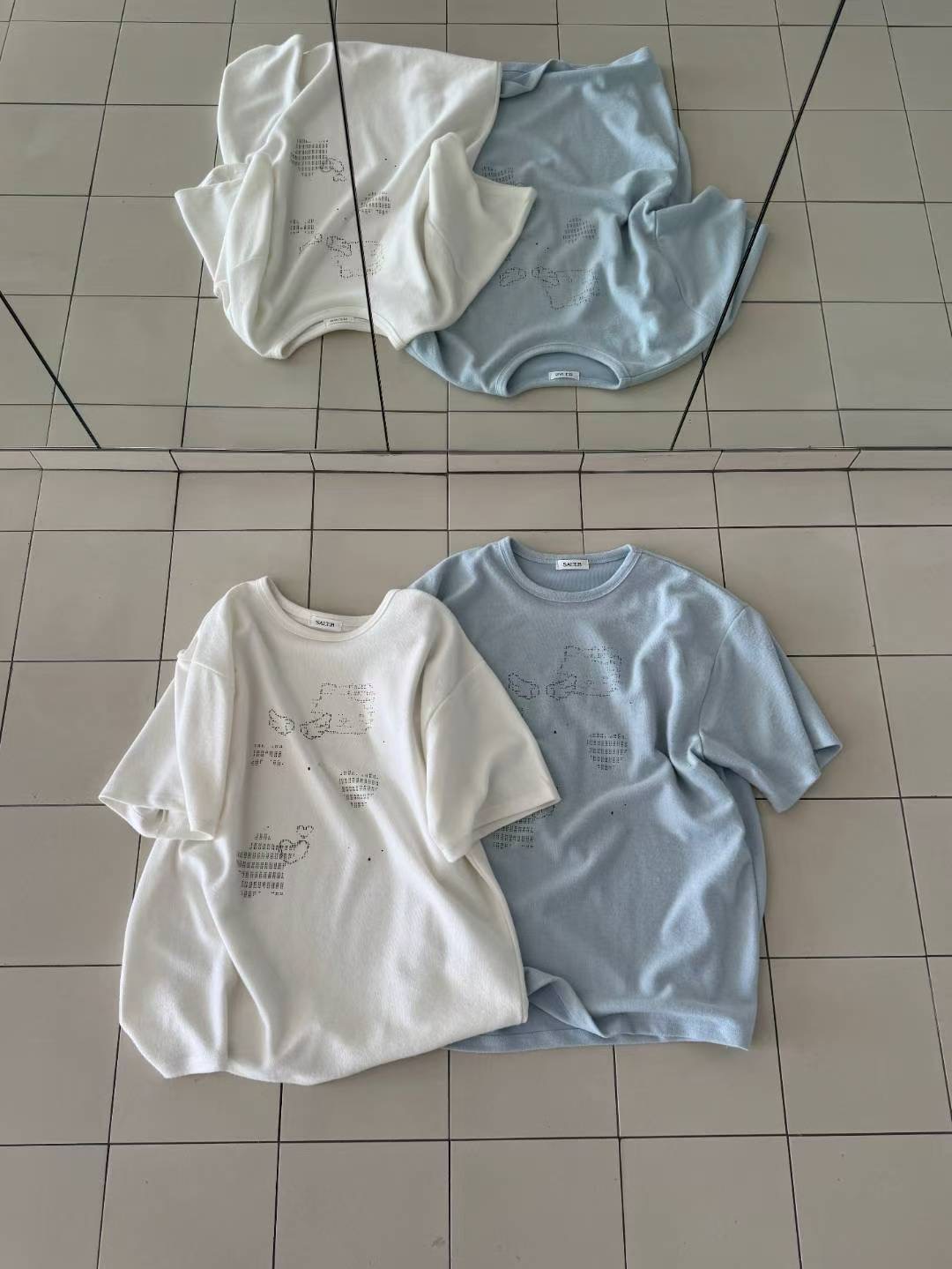 SALT.B韓國直郵㊣女裝新款推薦職業真品熱賣時尚人氣25秋冬T恤SALT.BT恤圖色2左二色