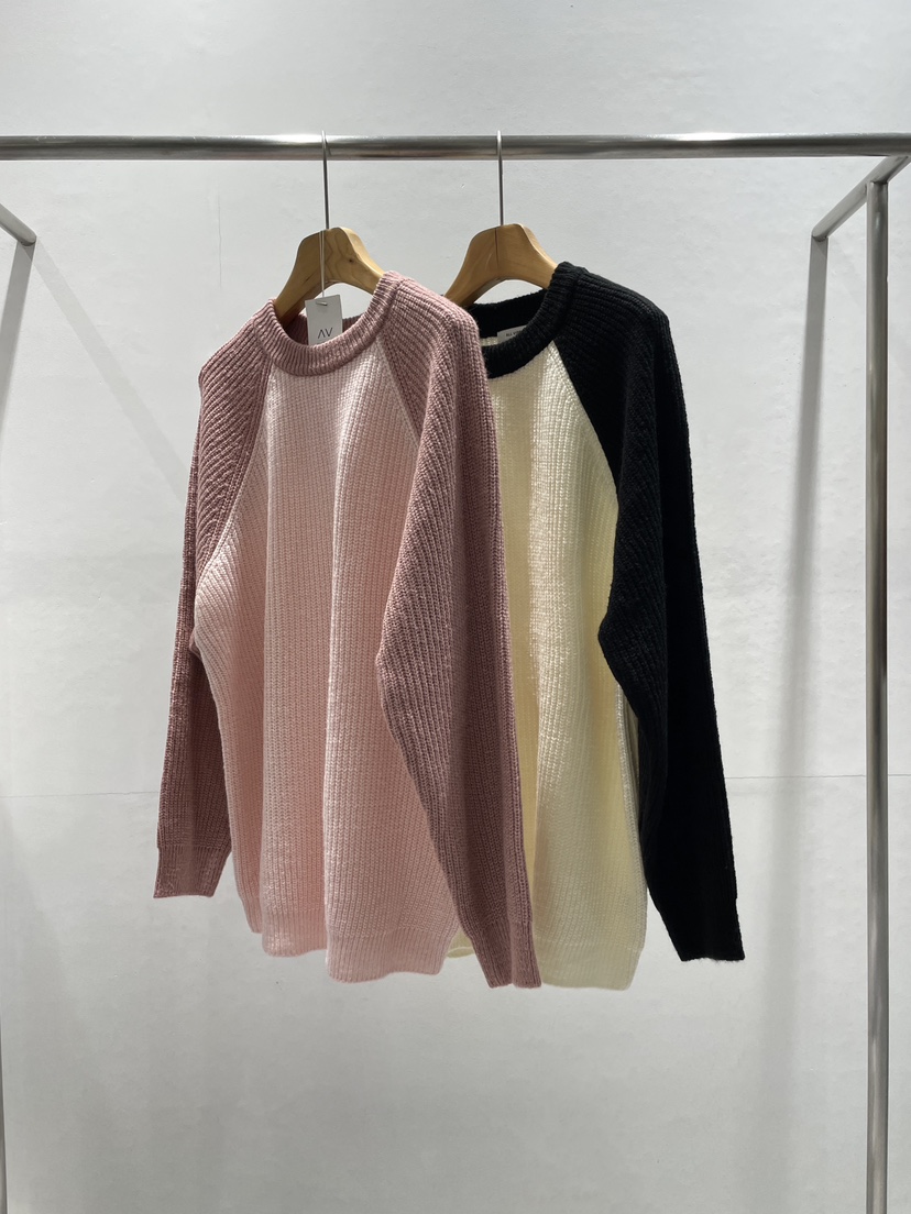 ALLVIBE韓國代購㊣女裝新款推薦熱賣休閑職業25秋冬時尚針織衫ALLVIBE針織衫