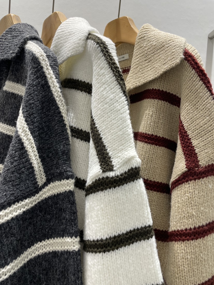 ALLVIBE韓國代購㊣女裝新款25秋冬職業時尚熱賣休閑真品針織衫ALLVIBE針織衫