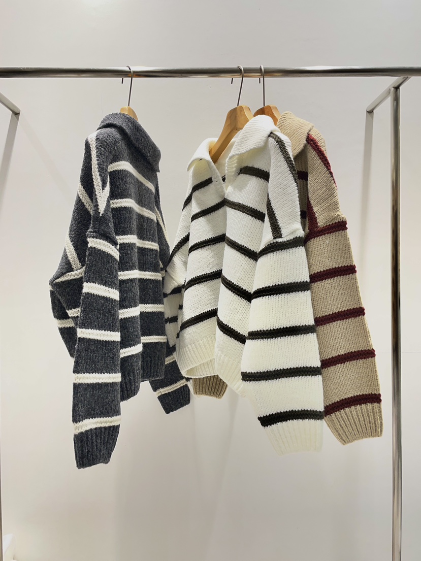 ALLVIBE韓國代購㊣女裝新款25秋冬職業時尚熱賣休閑真品針織衫ALLVIBE針織衫