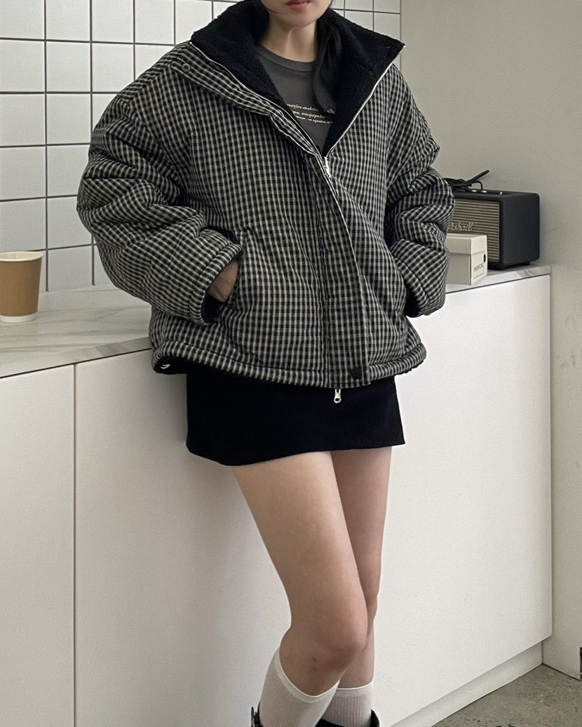 ALLVIBE東大門㊣實拍女裝新品人氣職業真品25秋冬時尚短款棉服ALLVIBE短款棉服