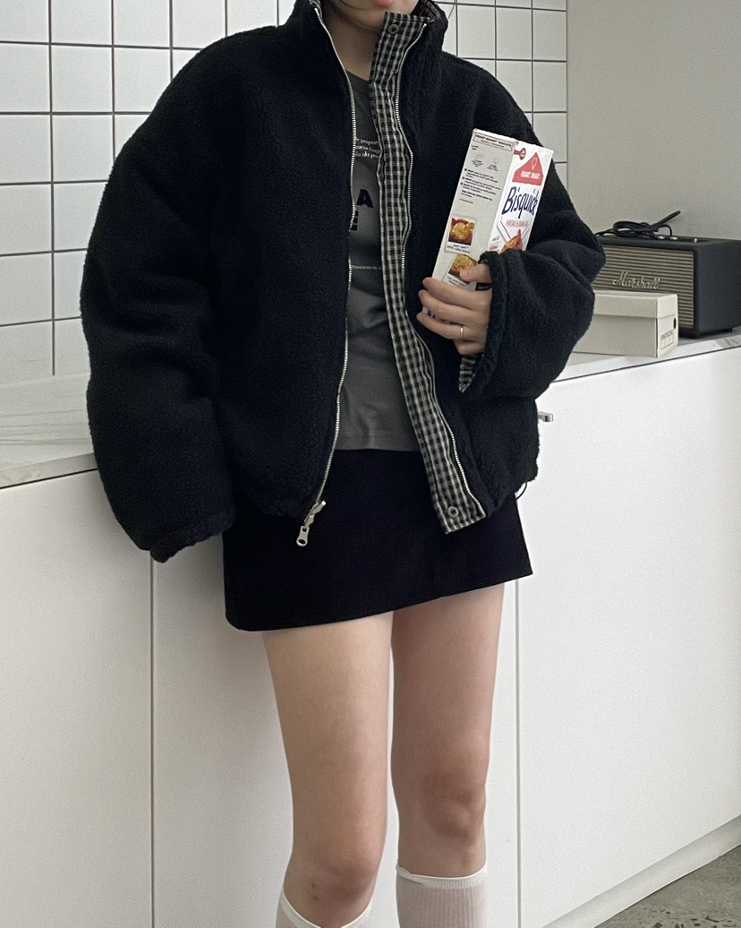 ALLVIBE東大門㊣實拍女裝新品人氣職業真品25秋冬時尚短款棉服ALLVIBE短款棉服