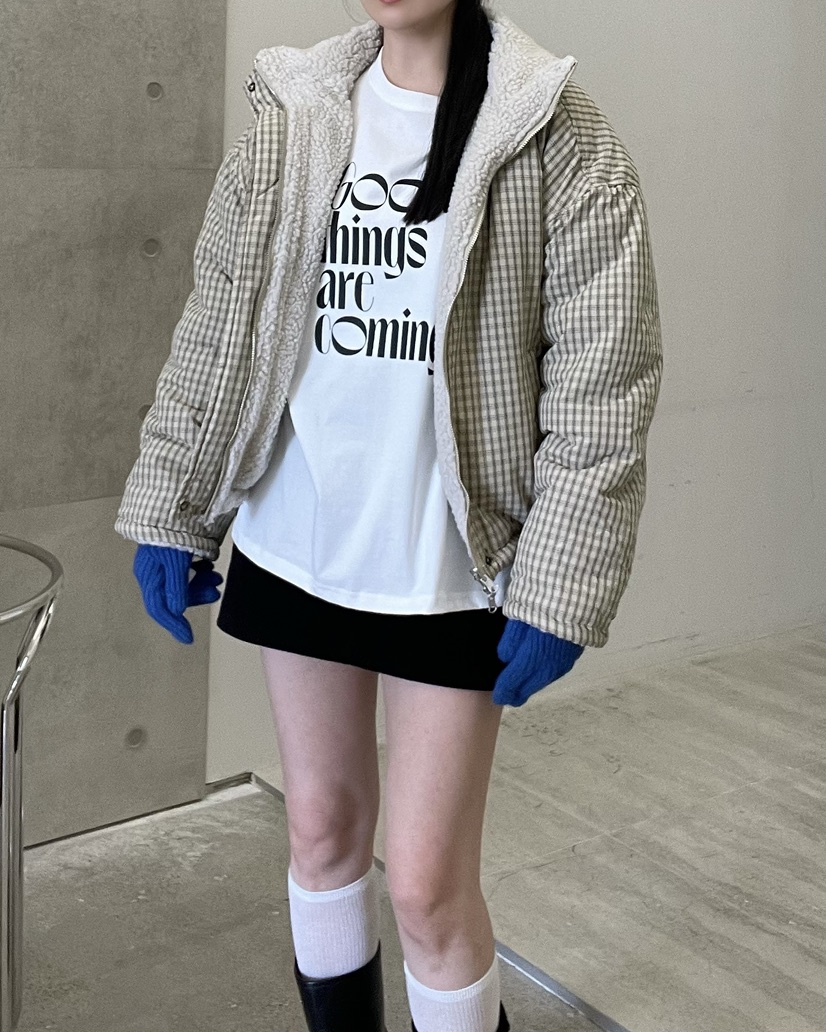 ALLVIBE東大門㊣實拍女裝新品人氣職業真品25秋冬時尚短款棉服ALLVIBE短款棉服