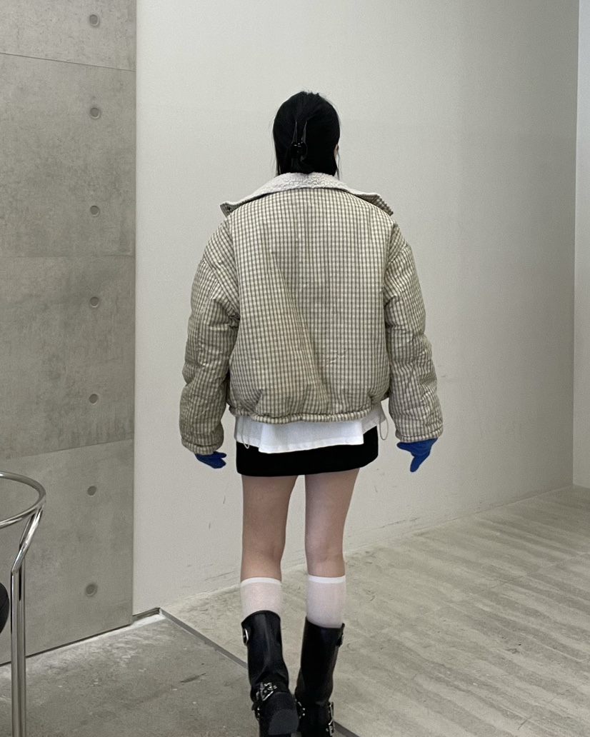 ALLVIBE東大門㊣實拍女裝新品人氣職業真品25秋冬時尚短款棉服ALLVIBE短款棉服