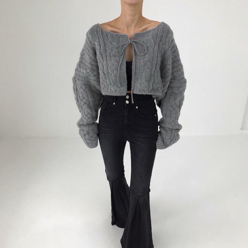 2TWO MOON韓國直郵㊣女裝新品人氣職業25秋冬毛衣羊毛開衫2TWO MOON毛衣