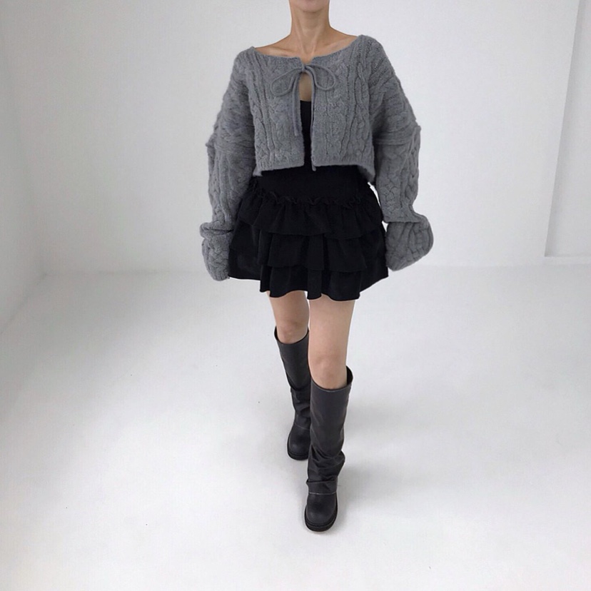 2TWO MOON韓國直郵㊣女裝新品人氣職業25秋冬毛衣羊毛開衫2TWO MOON毛衣