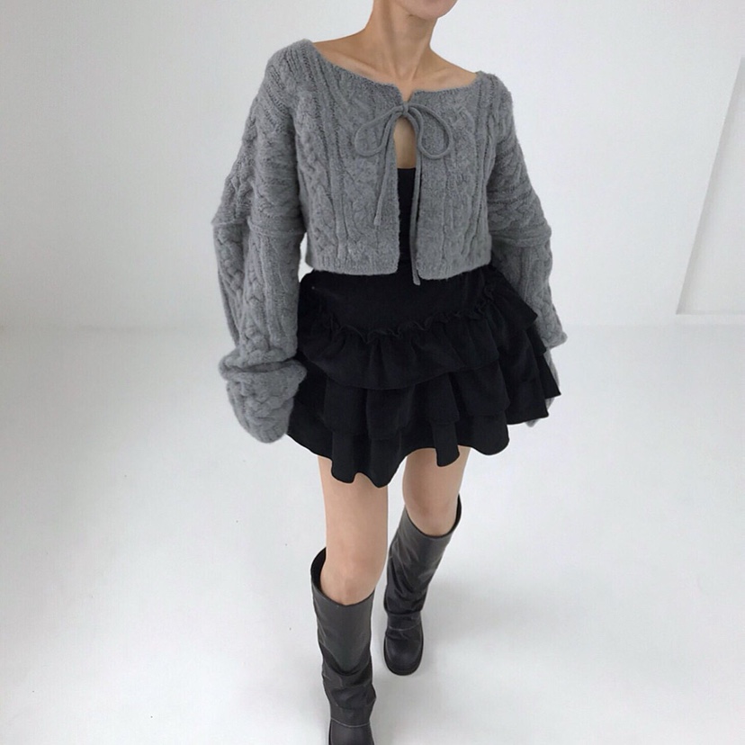 2TWO MOON韓國直郵㊣女裝新品人氣職業25秋冬毛衣羊毛開衫2TWO MOON毛衣