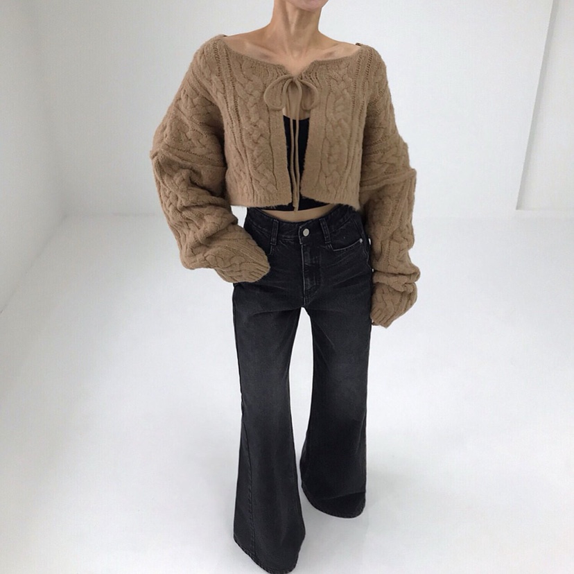 2TWO MOON韓國直郵㊣女裝新品人氣職業25秋冬毛衣羊毛開衫2TWO MOON毛衣