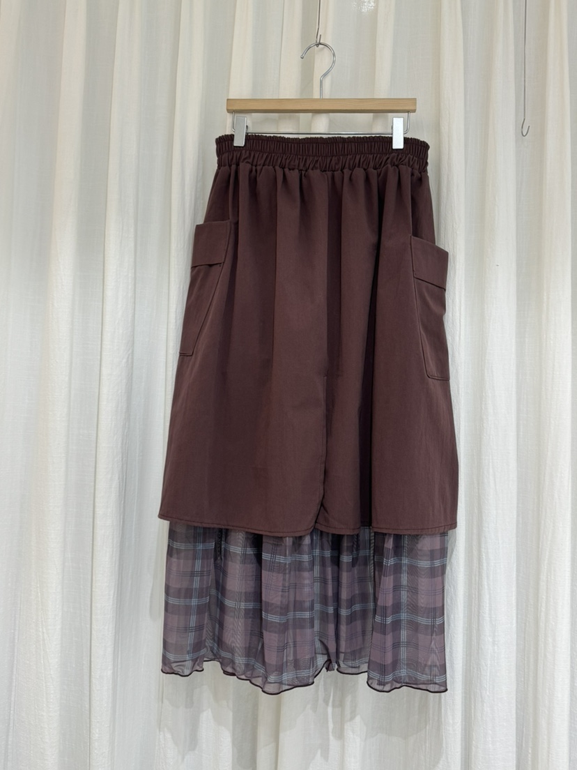 COKKIRI東大門㊣實拍女士新款職業推薦人氣25秋冬時尚休閑長裙COKKIRI長裙圖色2