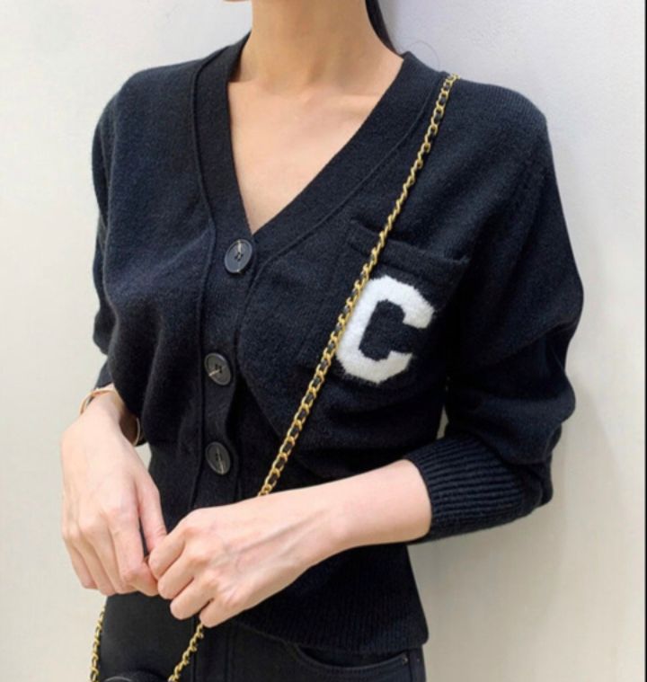 RICO韓國直郵㊣女裝新品25秋冬職業時尚推薦人氣真品針織衫bling bling/RICO針織衫