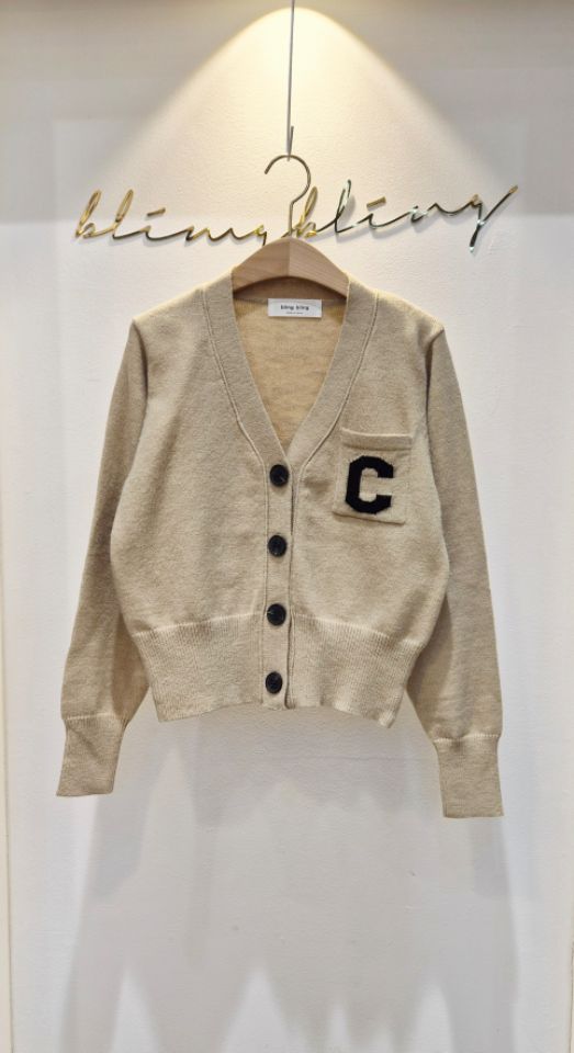 RICO韓國直郵㊣女裝新品25秋冬職業時尚推薦人氣真品針織衫bling bling/RICO針織衫圖色1