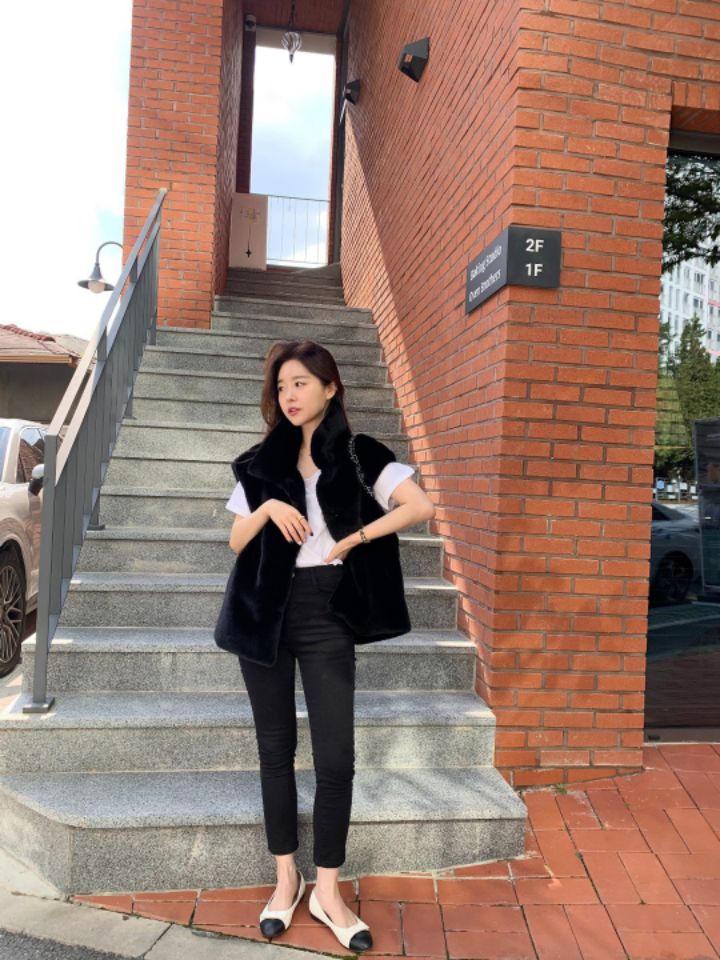 STAY HERE東大門㊣代購女士新品時尚真品熱賣馬甲不含內搭STAY HERE馬甲