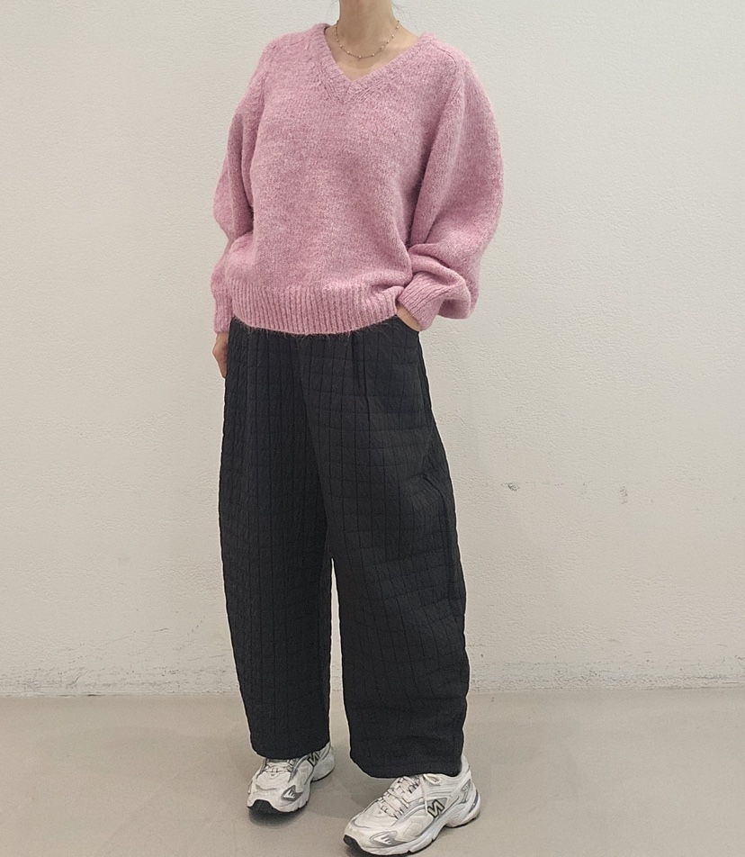 NEOUL韓國直郵㊣女裝新款推薦職業人氣25秋冬熱賣針織衫V領NEOUL/ahin雙領標簽針織衫