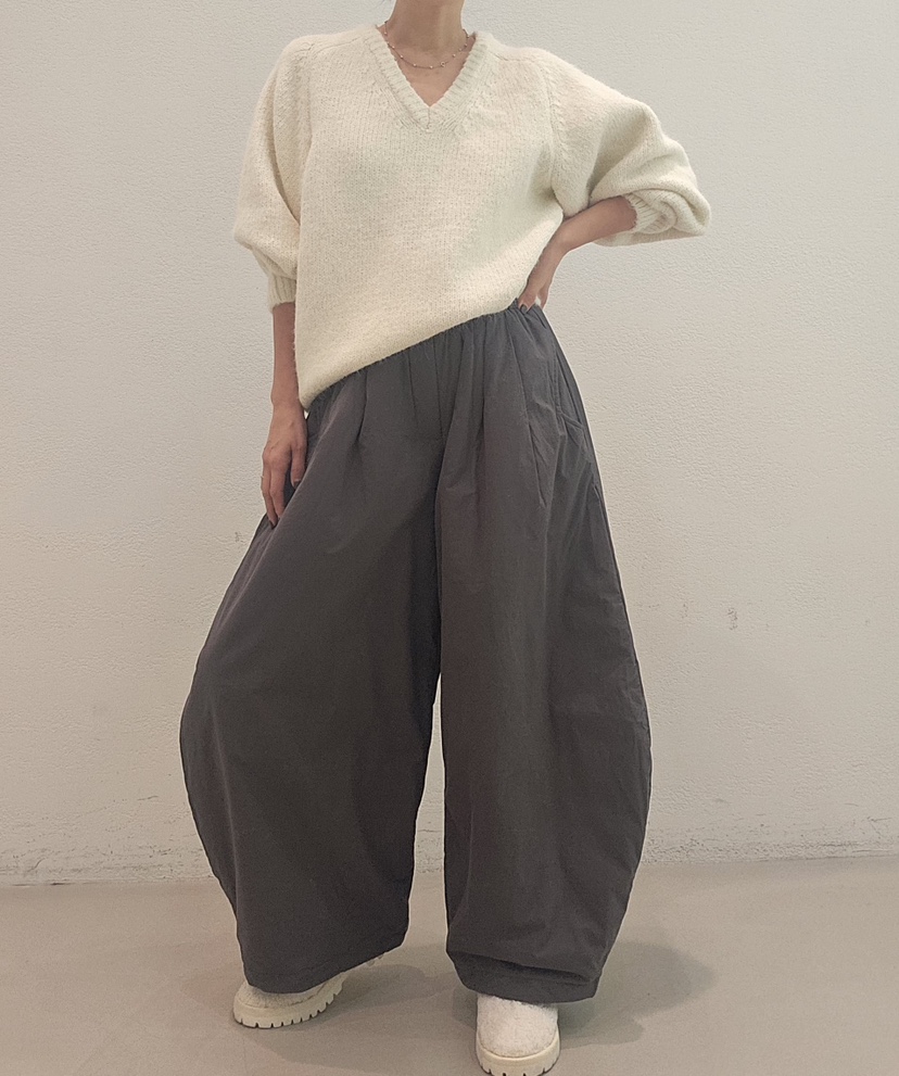 NEOUL韓國直郵㊣女裝新款推薦職業人氣25秋冬熱賣針織衫V領NEOUL/ahin雙領標簽針織衫