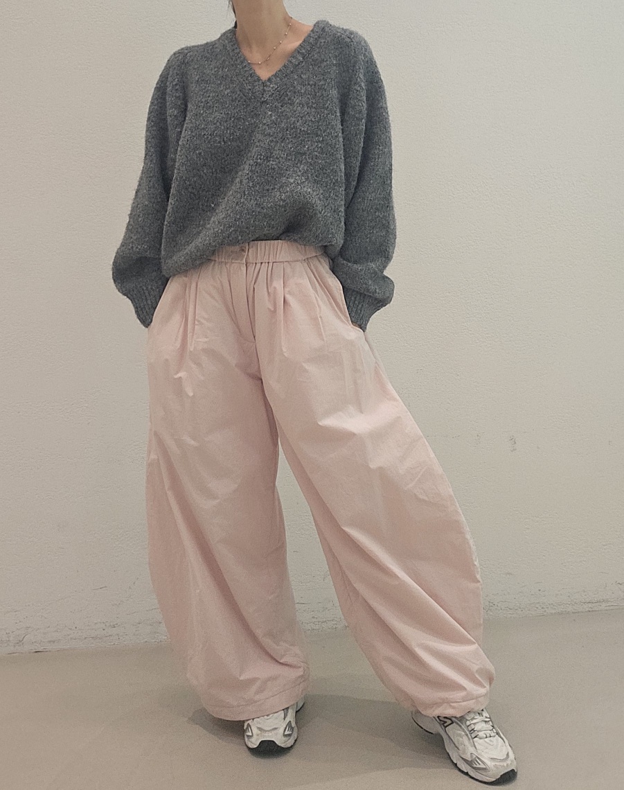 NEOUL韓國直郵㊣女裝新款推薦職業人氣25秋冬熱賣針織衫V領NEOUL/ahin雙領標簽針織衫