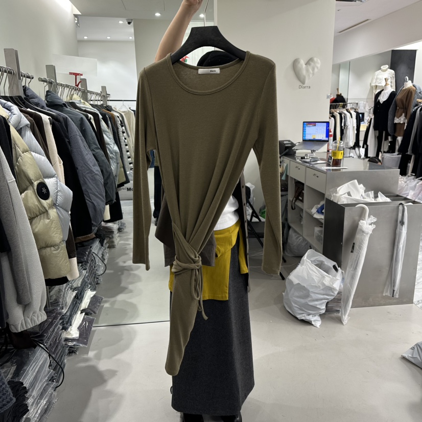 DIARRA東大門㊣直郵女裝新品時尚推薦熱賣人氣真品休閑長袖T恤DIARRA長袖T恤圖色1