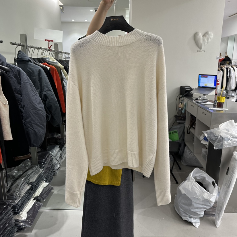 DIARRA韓國直郵㊣女士新款推薦熱賣時尚25秋冬真品休閑針織衫DIARRA針織衫圖色1