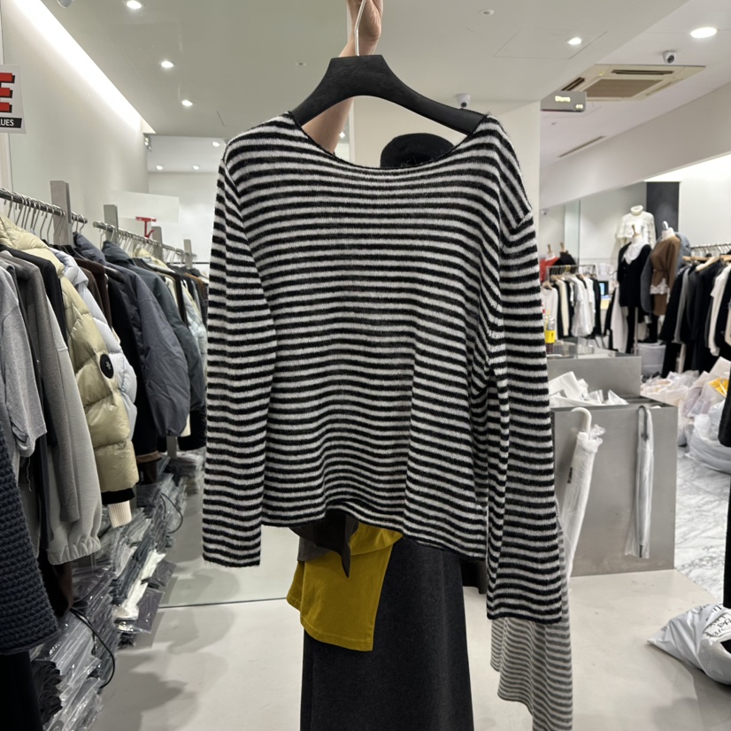 DIARRA東大門㊣代購女裝新品人氣熱賣休閑推薦25秋冬長袖T恤DIARRA長袖T恤圖色1