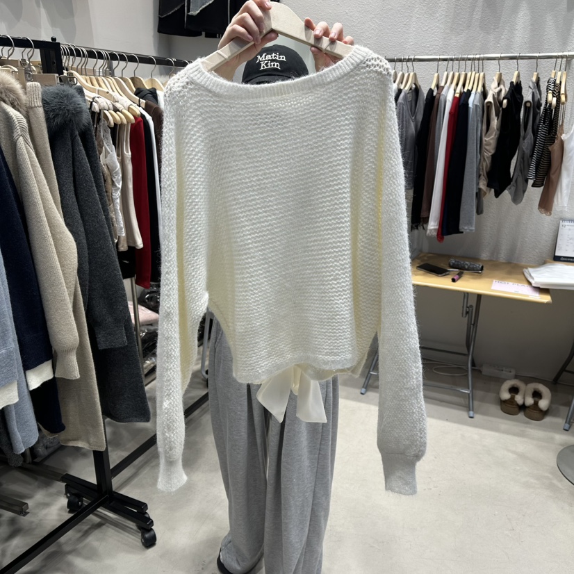 HOT PLACE/DREAM GIRIS韓國代購㊣女裝新款職業針織衫羅紋HOT PLACE/DREAM GIRIS針織衫圖色1