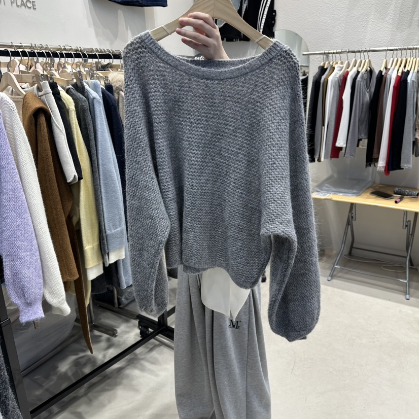 HOT PLACE/DREAM GIRIS韓國代購㊣女裝新款職業針織衫羅紋HOT PLACE/DREAM GIRIS針織衫圖色3