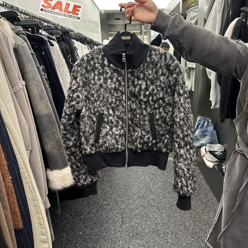 NUEUN東大門㊣實拍女裝新品人氣熱賣25秋冬職業休閑夾克拉鏈NUEUN/SEEOT夾克圖色2