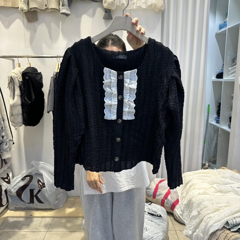 LADYBUG+ADORABLE東大門㊣代購女士新款25秋冬休閑人氣針織衫LADYBUG/Adorable針織衫圖色2