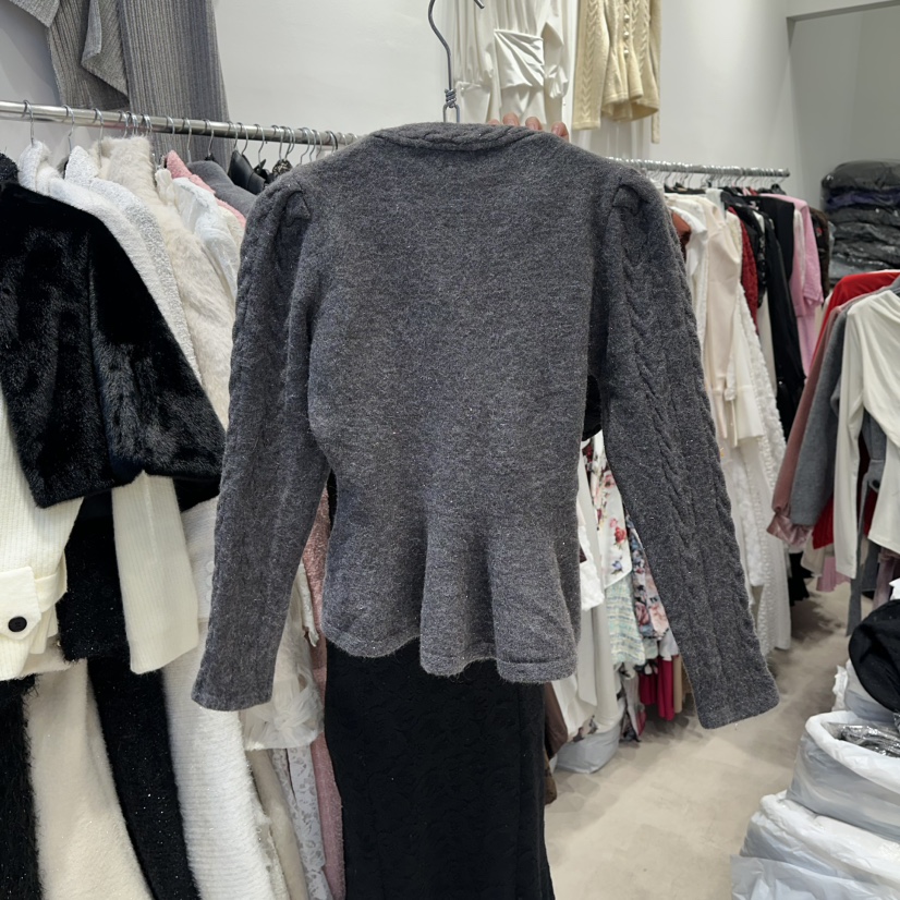 SENSIBLE-S韓國代購㊣女裝新品推薦休閑真品職業熱賣25秋冬毛衣SENSIBLE毛衣