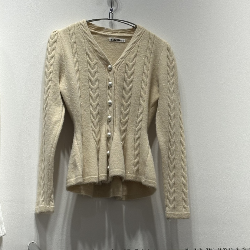 SENSIBLE-S韓國代購㊣女裝新品推薦休閑真品職業熱賣25秋冬毛衣SENSIBLE毛衣圖色1