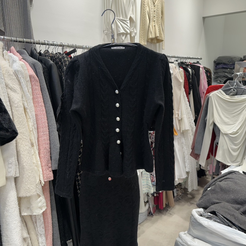 SENSIBLE-S韓國代購㊣女裝新品推薦休閑真品職業熱賣25秋冬毛衣SENSIBLE毛衣圖色3