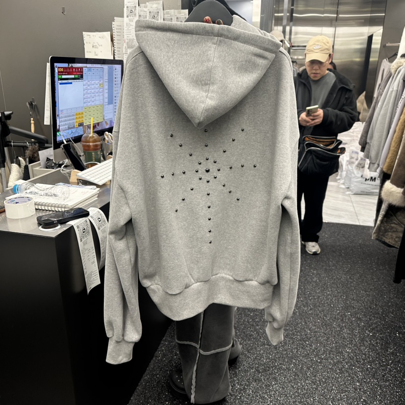 NUEUN韓國代購㊣女士新品推薦真品時尚人氣熱賣衛衣連帽衫加絨NUEUN/SEEOT衛衣