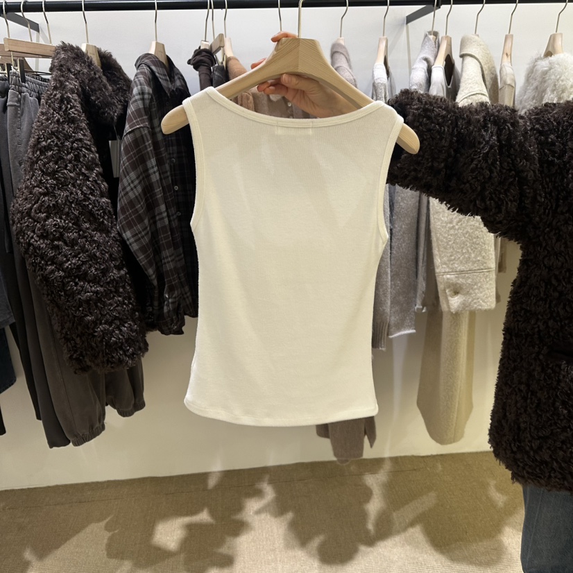 VEGETABLE東大門㊣代購女裝新款推薦時尚職業真品25秋冬吊帶背心VEGETABLE吊帶/背心