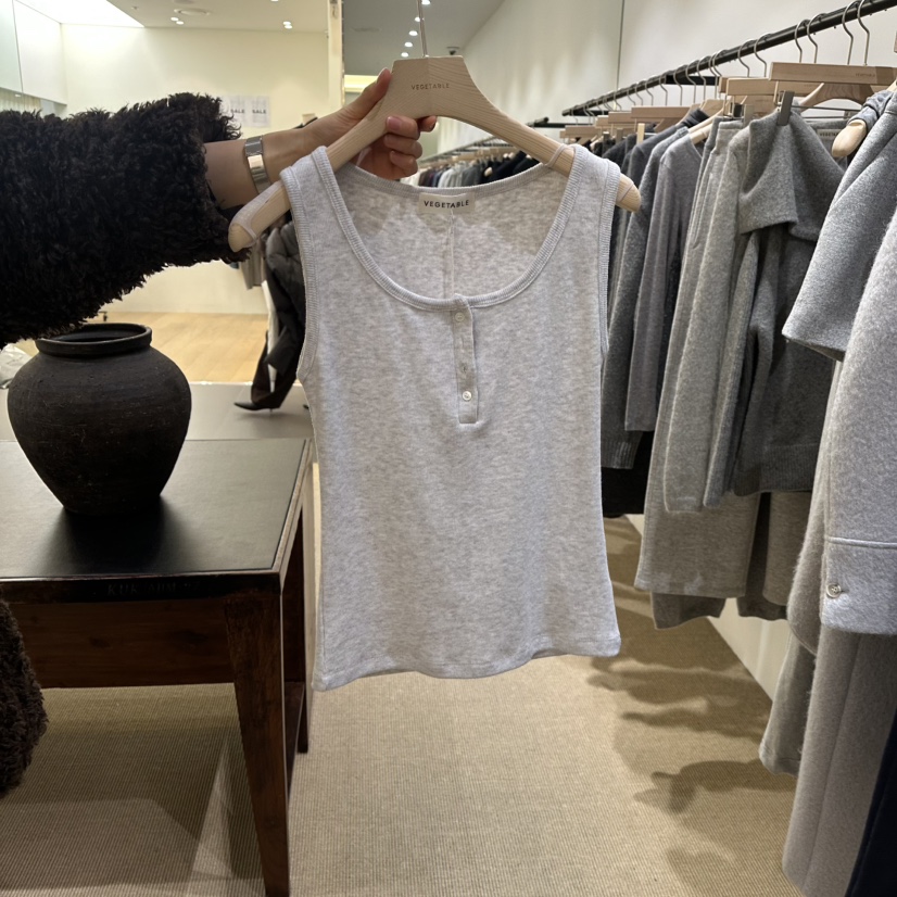 VEGETABLE東大門㊣代購女裝新款推薦時尚職業真品25秋冬吊帶背心VEGETABLE吊帶/背心圖色2
