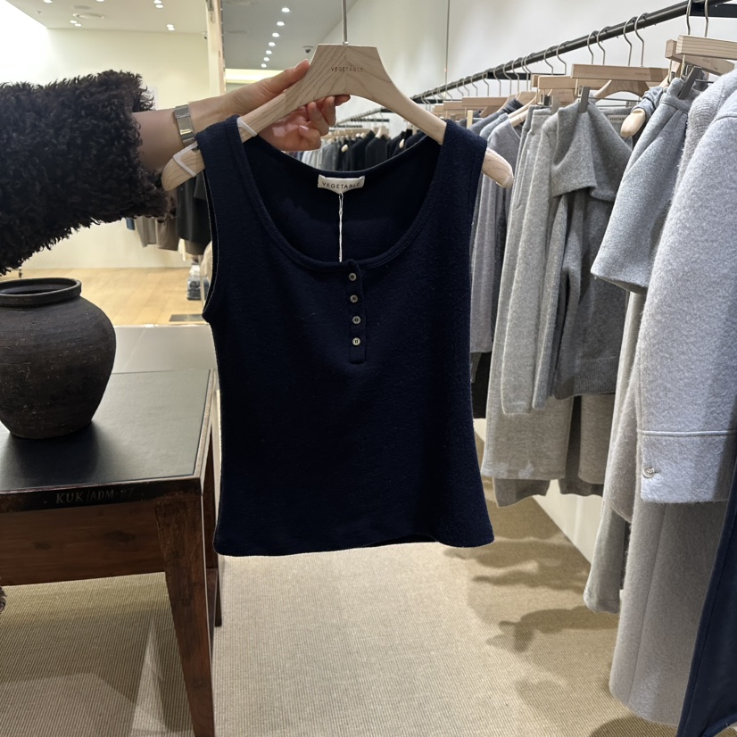 VEGETABLE東大門㊣代購女裝新款推薦時尚職業真品25秋冬吊帶背心VEGETABLE吊帶/背心圖色3