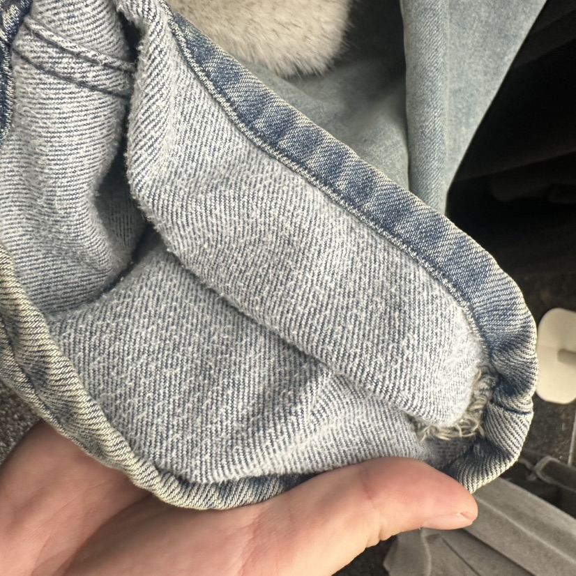 NUEUN東大門㊣直郵女裝新品熱賣25秋冬職業真品牛仔褲加絨羊皮NUEUN/SEEOT牛仔褲