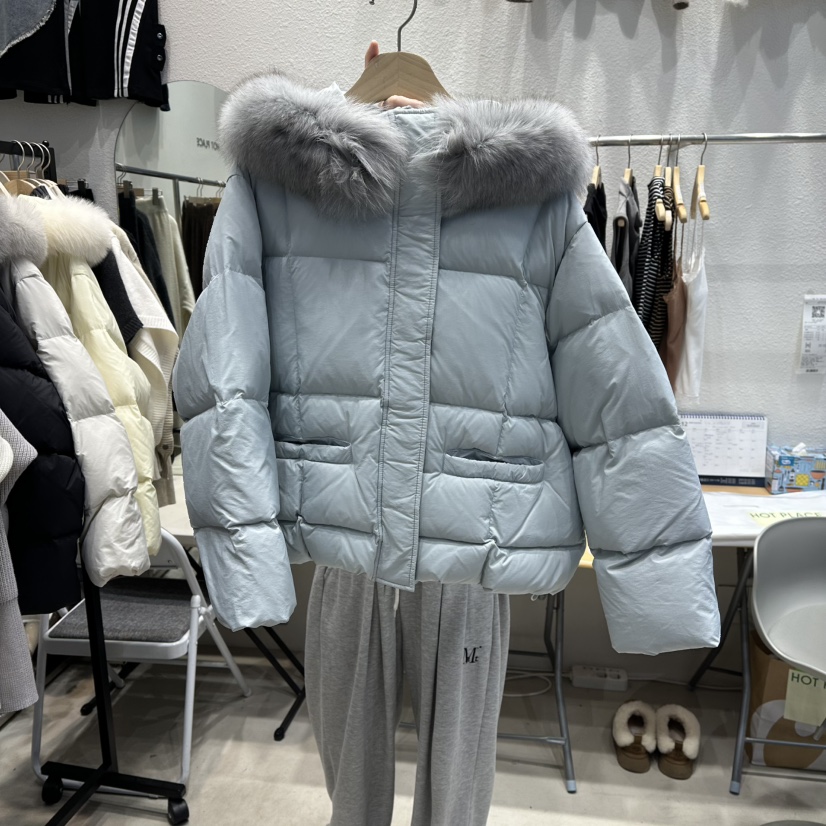 HOT PLACE/DREAM GIRIS韓國代購㊣女士新品休閑短款羽絨服浣熊鴨絨HOT PLACE/DREAM GIRIS短款羽絨服圖色3